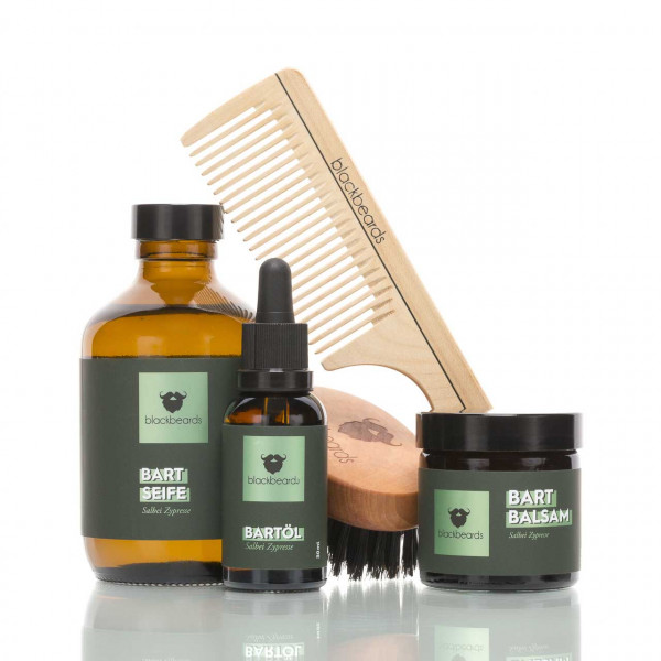 blackbeards Bartpflege Set Deluxe für den Vollbart ❤️ Bartpflege Sets jetzt kaufen bei blackbeards, deinem Onlineshop für Bartpflege 1