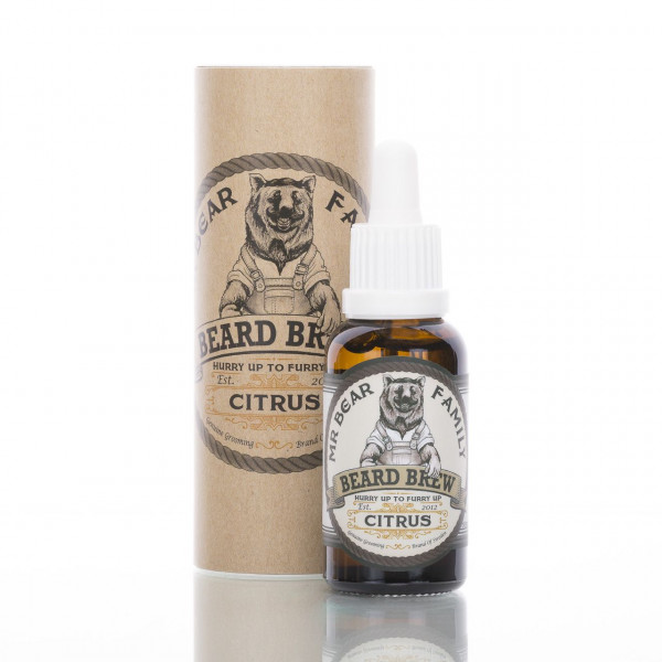 Mr. Bear Family Bartöl Citrus 30ml ❤️ Bartöl jetzt kaufen bei blackbeards, deinem Onlineshop für Bartpflege 1