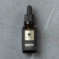 blackbeards Premium Bartoel Tonka Vanille 30ml auf Beton.