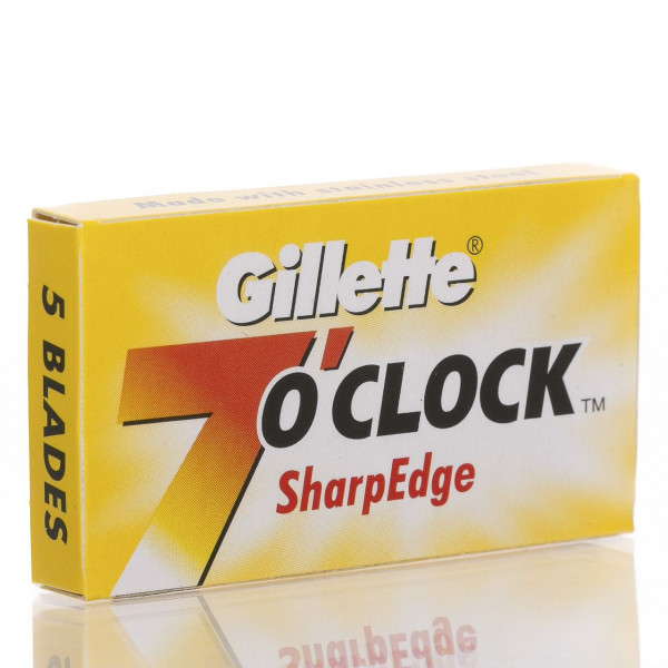 Gillette Rasierklingen 7 O&#039;clock Sharp Edge, Double Edge (5 Stk.) ❤️ Rasierklingen jetzt kaufen bei blackbeards, deinem Onlineshop für Rasur