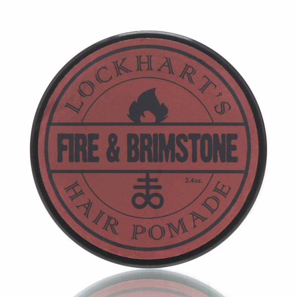 Lockhart's Authentic Haarpomade Fire & Brimstone Heavy Hold, ölbasiert 96g ❤️ Haarpomade jetzt kaufen bei blackbeards, deinem Onlineshop für Haarpflege 1