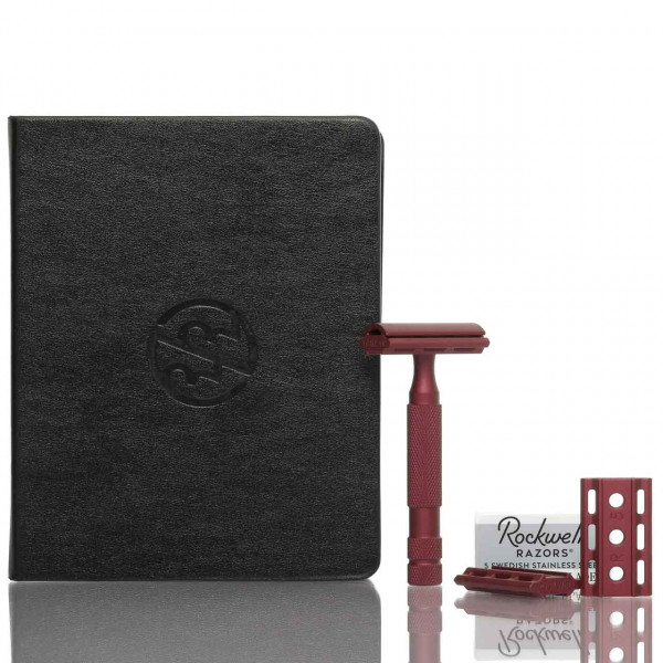Rockwell Razors Rasierhobel 6S Rot, geschlossener Kamm, Double Edge ❤️ Rasierhobel jetzt kaufen bei blackbeards, deinem Onlineshop für Rasur 1