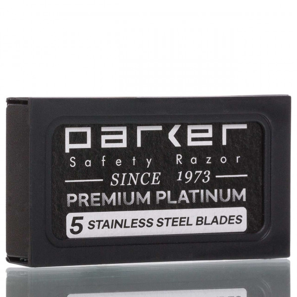 Parker Rasierklingen Premium Platinum, Double Edge (5 Stk.) ❤️ Rasierklingen jetzt kaufen bei blackbeards, deinem Onlineshop für Rasur