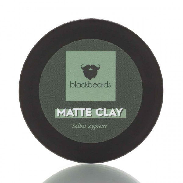 blackbeards Matte Clay Salbei Zypresse Probe 15ml ❤️ Haarpomade jetzt kaufen bei blackbeards, deinem Onlineshop für Haarpflege 1