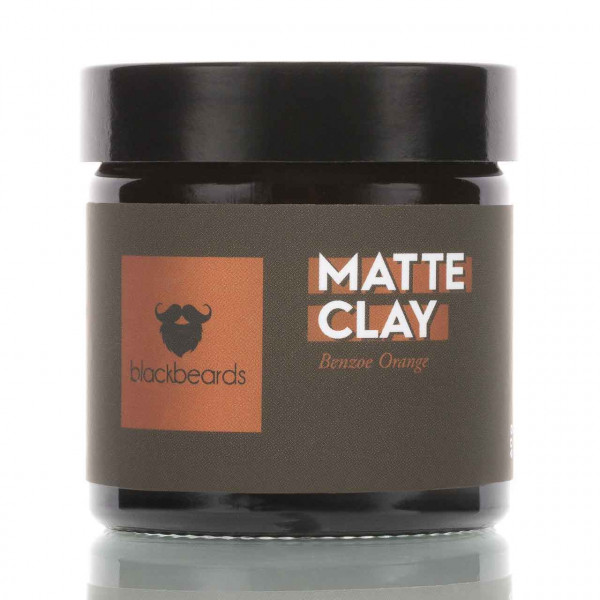 blackbeards Matte Clay Benzoe Orange 60g ❤️ Haarpomade jetzt kaufen bei blackbeards, deinem Onlineshop für Haarpflege 1