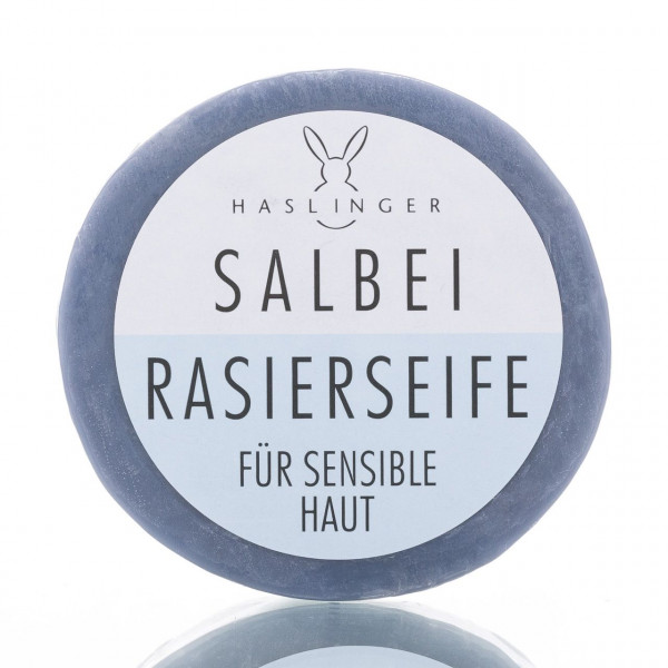 Haslinger Seifen & Kosmetik Rasierseife Salbei 60g ❤️ Rasierseife jetzt kaufen bei blackbeards, deinem Onlineshop für Rasur