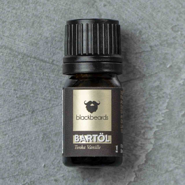 blackbeards Bartöl Tonka Vanille Probe 5ml ❤️ Bartöl jetzt kaufen bei blackbeards, deinem Onlineshop für Bartpflege 1