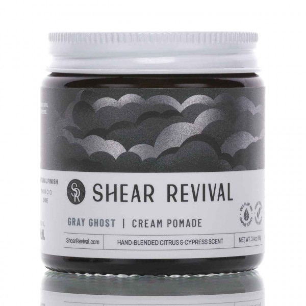 Shear Revival Haarpomade Gray Ghost Cream Pomade, wasserbasiert 96g ❤️ Haarpomade jetzt kaufen bei blackbeards, deinem Onlineshop für Haarpflege 1