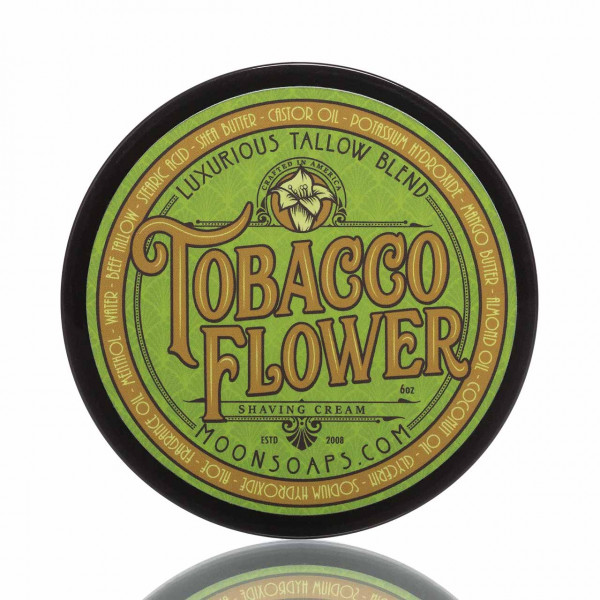 Moon Soaps Rasierseife Tabacco Flower 170g ❤️ Rasierseife jetzt kaufen bei blackbeards, deinem Onlineshop für Rasur 1