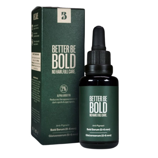 BETTER BE BOLD Glatzenserum Anti-Pigment 30ml ❤️ Glatzenpflege jetzt kaufen bei blackbeards, deinem Onlineshop für Hautpflege