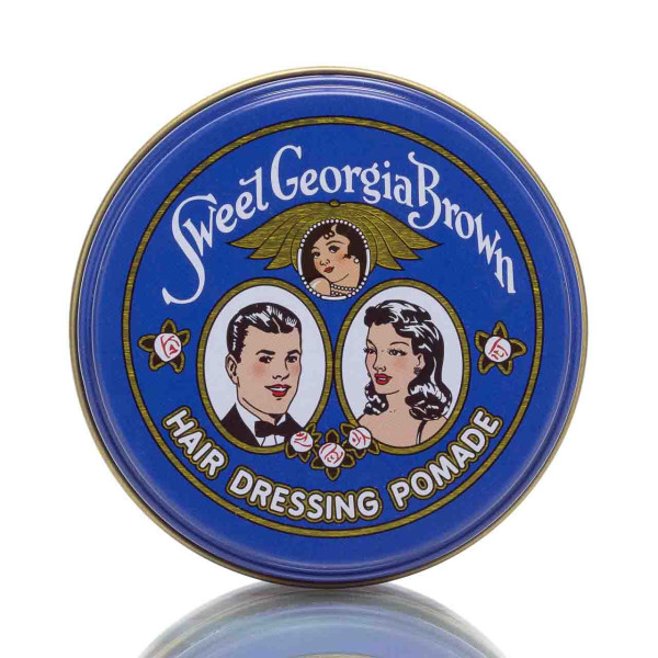 Sweet Georgia Brown Haarpomade Hair Dressing Pomade Blue, ölbasiert 114g ❤️ Haarpomade jetzt kaufen bei blackbeards, deinem Onlineshop für Haarpflege 1